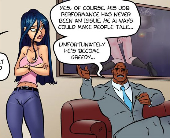 The Boss - from Omega Girl Porn Comics